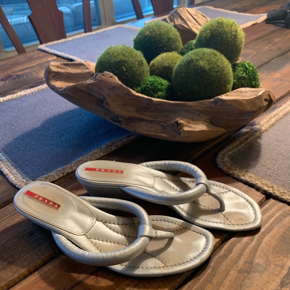 Authentic Prada Sandals 7 and 7.5